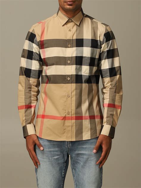 4x burberry shirt|Men’s Designer Shirts .